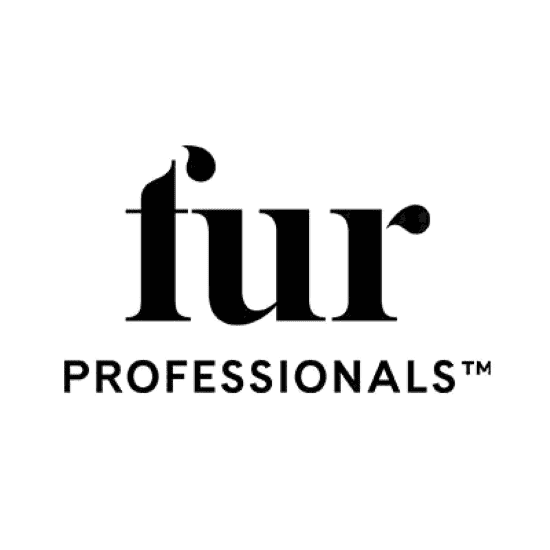 Logo of 'fur Professionals' with black text on a transparent background.